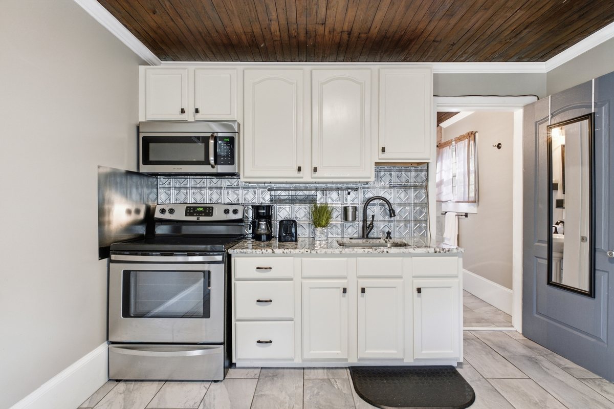 Kitchen appliances and cabinetry