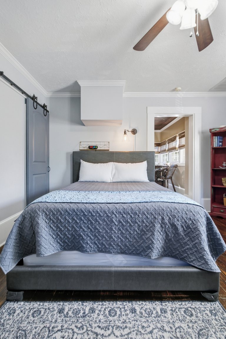 Bedroom portrait view