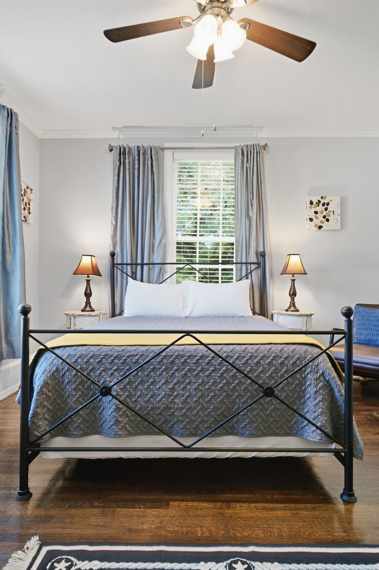 Bedroom portrait view
