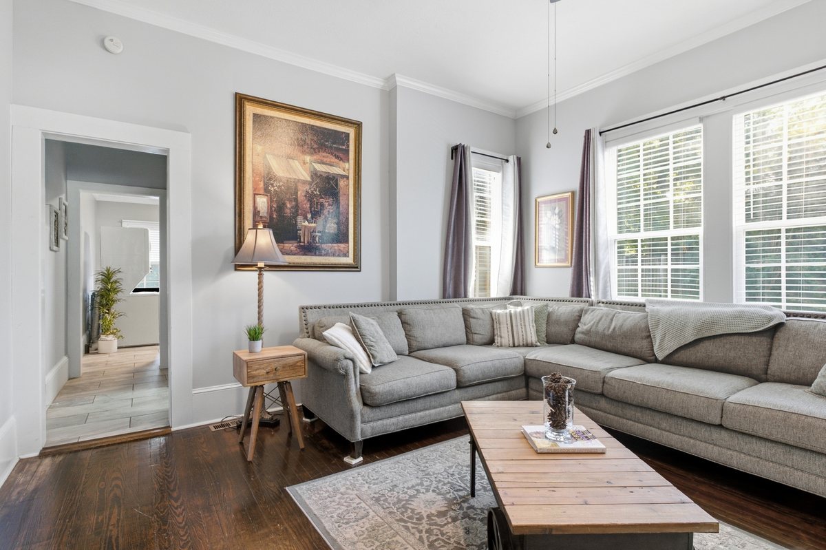 Living room and room flow