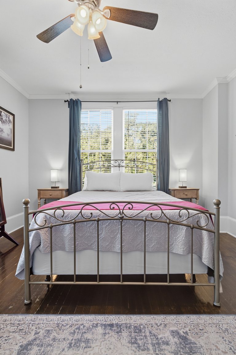 Bedroom portrait view