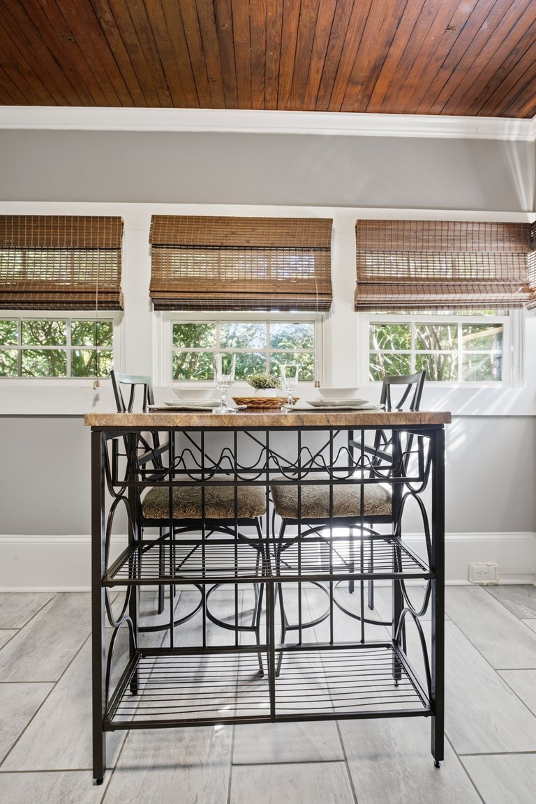 Dining area portrait view